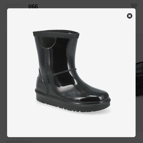 Excellent used condition ( like new) toddler size 7 shiny rainboot - Picture 2 of 4